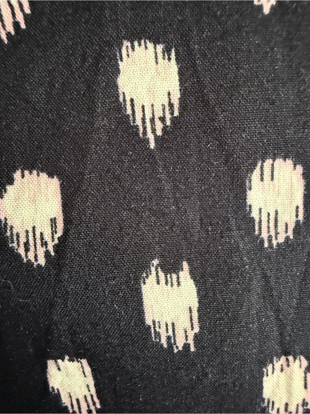 NOT FOR SALS Madewell Black Polka Dot Smocked Maxi Dress - Picture 6 of 6